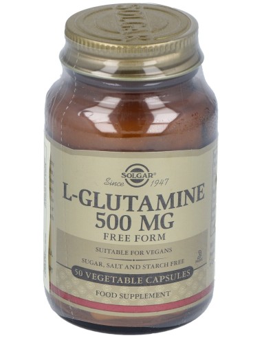 L-Glutamina 500Mg 50Vegicaps