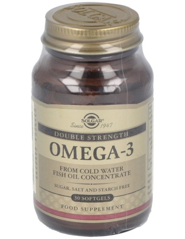 Omega 3 Alta Concentracion Double Strength 30Perla