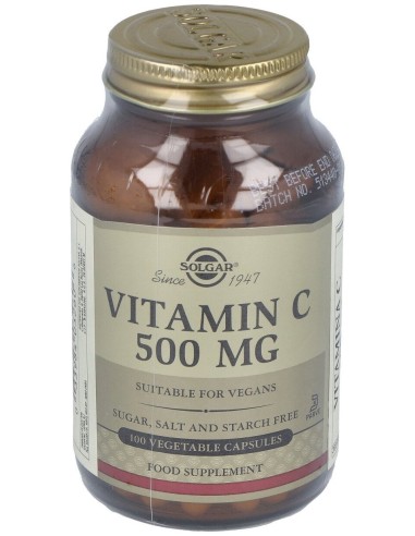 Vitamina C 500Mg. 100Vegicaps