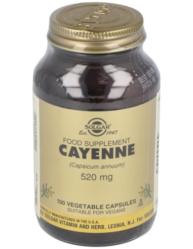 Cayena (Cayenne)(Capsicum Frutesc) 520Mg 100V