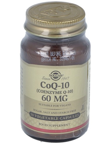 Coenzima Q10 60Mg. 30Vegicaps