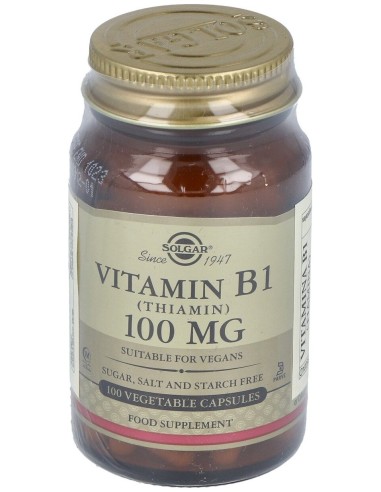 Vitamina B1 100Mg. 100Cap