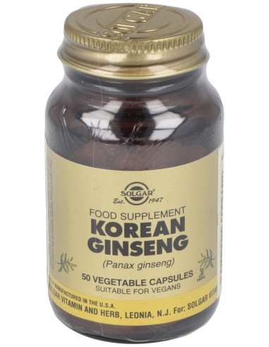 Ginseng Coreano (Panax Ginseng) 50Veg.