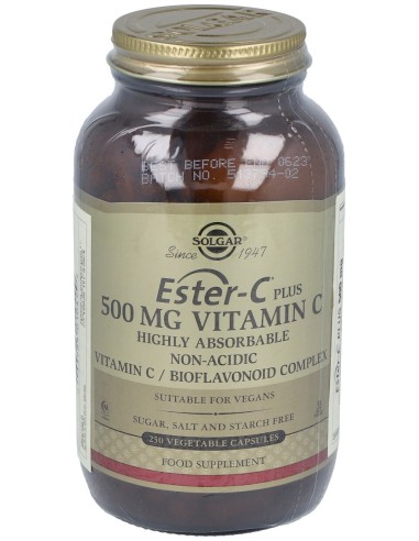 Ester C Plus 500Mg. 250Vegicaps