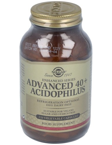 40 Plus Acidophilus Avanzado 120Vegicaps