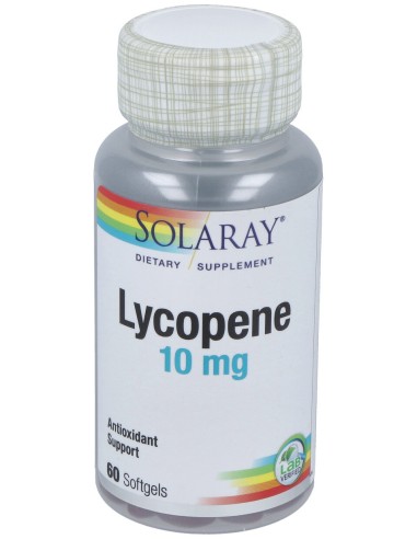 Solaray Lycopene 10Mg 60Cáps