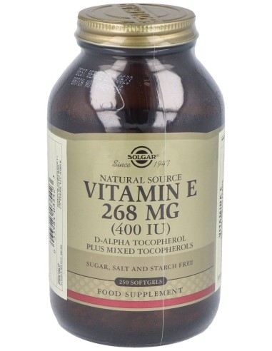 Vitamina E 400Iu (268Mg) 250Cap.Blanda