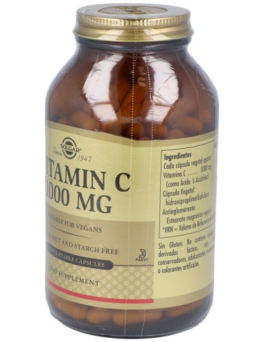 Vitamina C 1000Mg 250Vegicaps