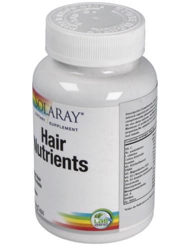 Solaray Hair Nutrients 120Caps