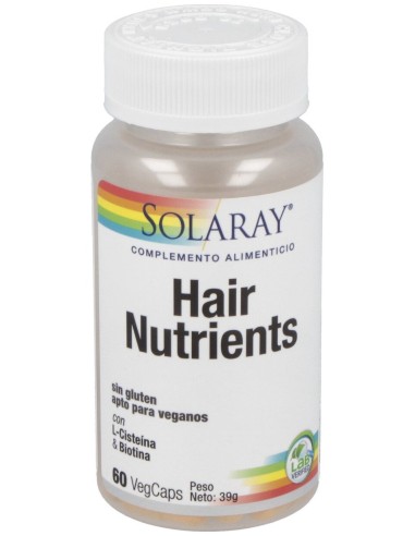 Solaray Hair Nutrients 60Cáps