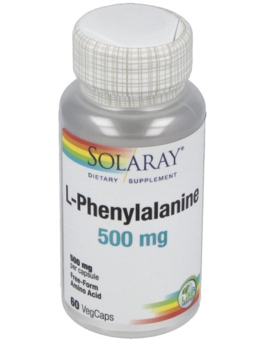 Solaray L-Phenylalanine 500Mg 60Cáps