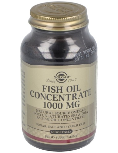 Aceite De Pescado Concentrado 1000Mg 60Cap.