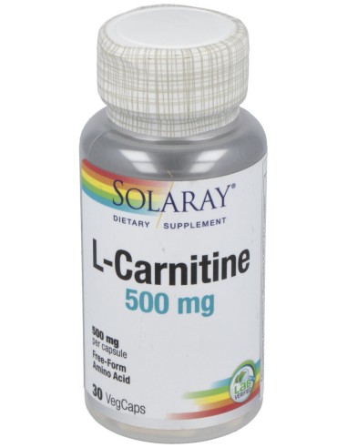 Solaray L-Carnitine 500Mg 30Cáps