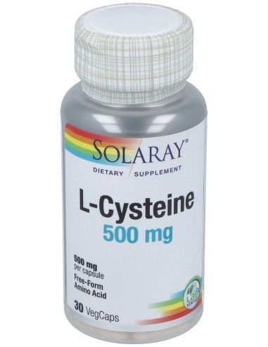 Solaray L-Cysteine 500Mg 30Cáps