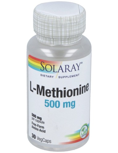 Solaray L-Methionine 500Mg 30Cáps