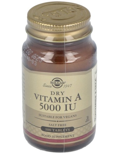 Vitamina A Seca 5000Ui Palmitato 100Comp.