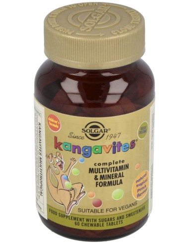 Kangavites Multi Frutas Tropicales 60Comp.Mast.