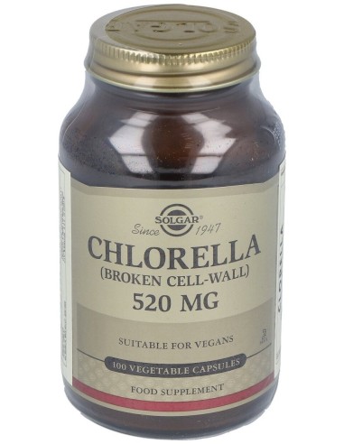 Chlorella (De Pared Celular Rota) 100Vegicaps