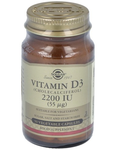 Vitamina D3 2200Ui (55Mcg) 50Cap.Veg.