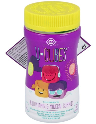 U-Cubes Multivit & Minerals 60Gominolas