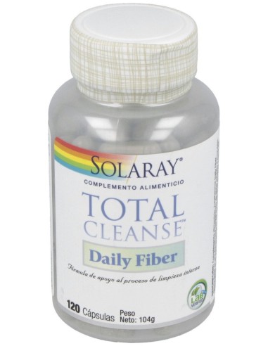 Solaray Total Cleanse Fiber 120Cáps