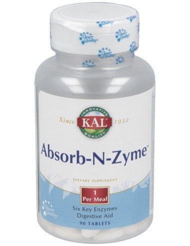 Kal Absorb N Zyme 90 Tabletas