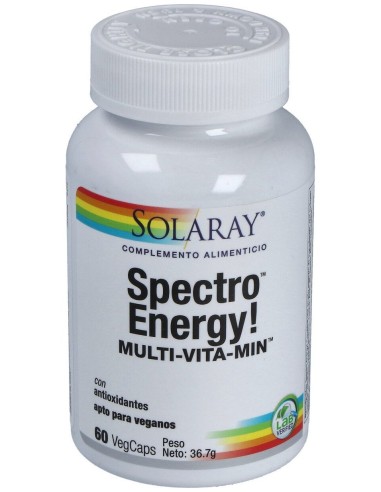 Solaray Spectro Energy Multivitamin 60 Capsules
