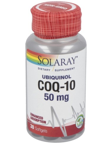 Solaray Ubiquinol Coenzima Q10 50Mg