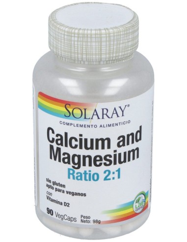 Solaray Calcium And Magnesium 90Cáps
