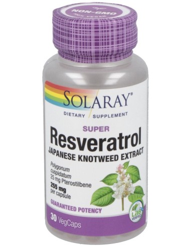 Solaray Super Resveratrol 250Mg 30Cáps