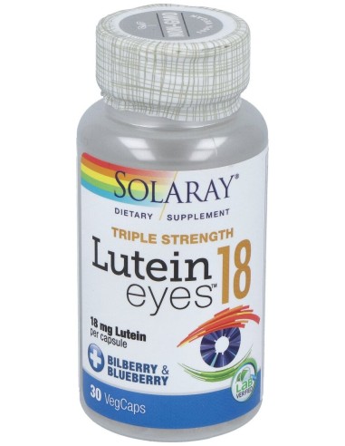Solaray Lutein Eyes™ 18Mg 30Cáps Vegetales
