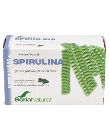 Soria Complemento Spirulina 60 Comp