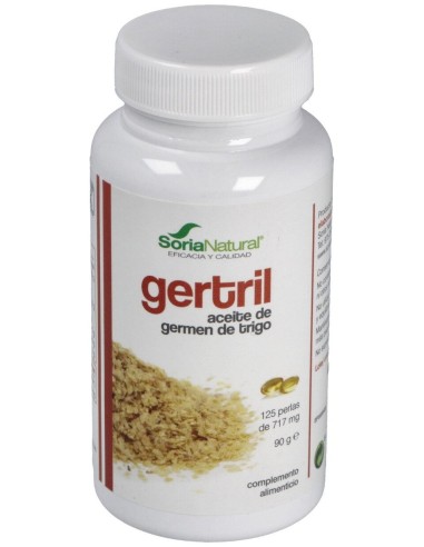 Soria Natural Gertril - Perlas De Aceite De Germen De Trigo 125 Perlas