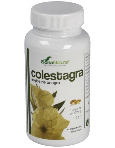 Soria Natural Colestagra - Perlas De Aceite De Onagra 100 Perlas