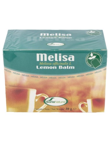 Soria Natural Melisa Infusión 20 Filtros