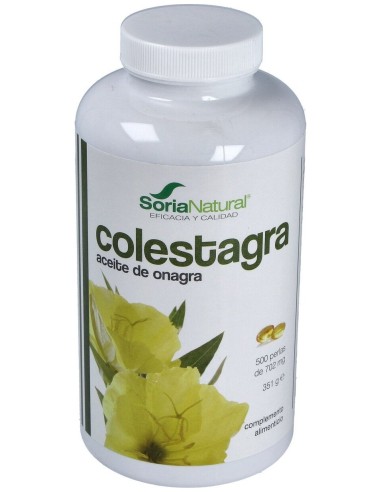 Colestagra Aceite De Onagra Soria Natural 500 Perlas
