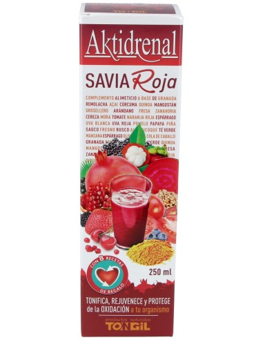 Aktidrenal Savia Roja 250Ml. Lineabel