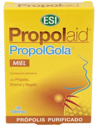Propolaid Propolgola Masticable  Miel 30 Tab