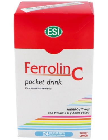 Esi Trepat Diet Ferrolin C Pocket Drink 24 Sobres