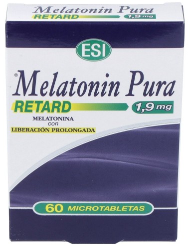 Melatonin Retard Pura 1,9Mg. 60Microtabletas