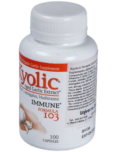Kyolic Formula 103 Inmune 100Cap.