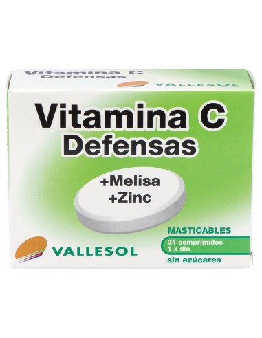 Vallesol Vit.C Melisa Zinc 24Comp.Masticable