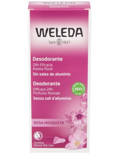 Weleda Desodorante De Rosa Spray 100Ml