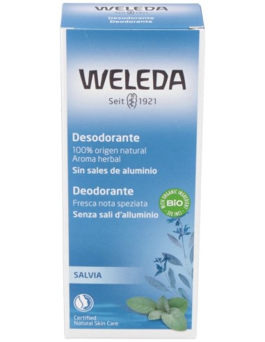 Desodorante Esencias Vegetales (Salvia) 100 Ml
