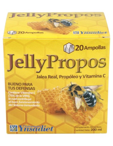 Jelly Propos 1,5Gr. Jalea Real + Propoleo 20Viales