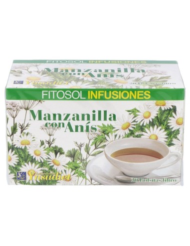 Ynsadiet Infusión De Manzanilla Con Anís 20 Filtros