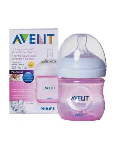 Avent Biberon Pp Natural Rosa 125 Ml