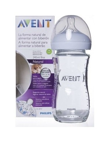 Biberon Avent Pp Natural Cristal 240 Ml