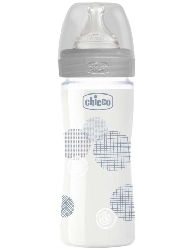 Chicco Well Being Biberón 240 Ml Flujo Lento 1Ud