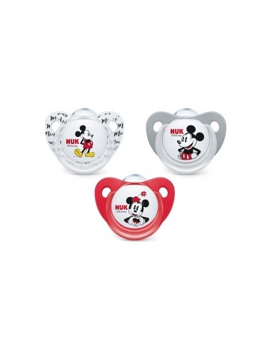 Nuk Chupete Mickey Mouse Silicona T1 1Ud